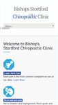 Mobile Screenshot of bishopsstortfordchiropractor.co.uk