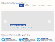 Tablet Screenshot of bishopsstortfordchiropractor.co.uk